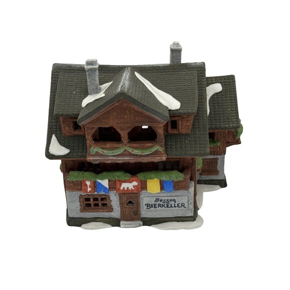 Department 56 House Besson Bierkeller Porcelain Alpine Village Series 65404 - Picture 1 of 7